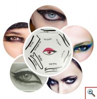 Eyeliner Stencil x6 για βελτίωση του σχήματος των φρυδιών
