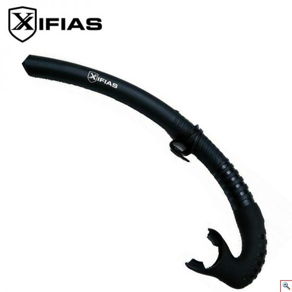 Xifias® Αναπνευστήρας Σιλικόνης Ημιελαστικός Μαύρος
