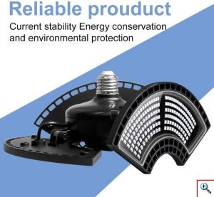 360º 3 x Φωτιστικό 400W LED Ανάπτυξης Φυτών Full Spectrum Λάμπα Θερμοκηπίου Εσωτερικού Χώρου Αδιάβροχο & Πτυσσόμενο - Plant Grow Panel Light