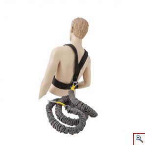 Λάστιχο αντίστασης μέσης με τιράντες - Σετ Εκγύμνασης Στίβου AMILA 88190