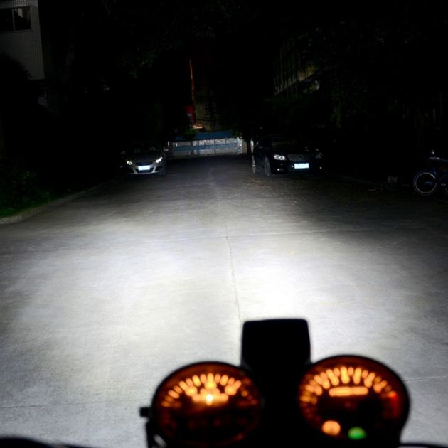 Λαμπτήρας Μοτοσυκλέτας με 3 LED 4000LM & 40W και Ανεμιστήρα 6000K AC CAN BUS