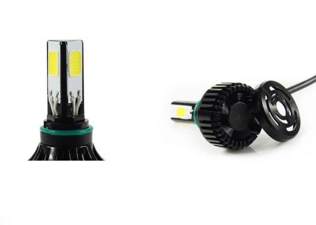 Λαμπτήρας Μοτοσυκλέτας με 3 LED 4000LM & 40W και Ανεμιστήρα 6000K AC CAN BUS
