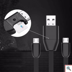 Καλώδιο Φόρτισης και Δεδομένων HighSpeed USB με GPS Tracker