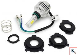 Λαμπτήρας Μοτοσυκλέτας LED 2000LM με Ανεμιστήρα H4 6000K CAN BUS