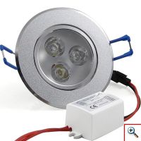 Φωτιστικό Οροφής Led SpotLight 60°-220v 3W/25W 