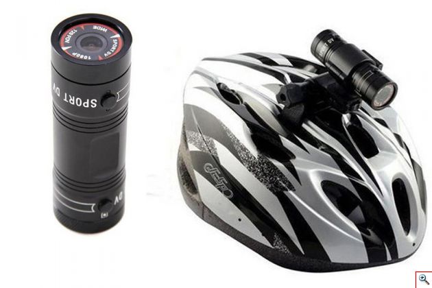 Αδιάβροχη Sport Κάμερα Δράσης Full HD 1080p Fish Eye - Action Camera με Αξεσουάρ για Κράνος & Τιμόνι Ποδηλάτου / Μηχανής