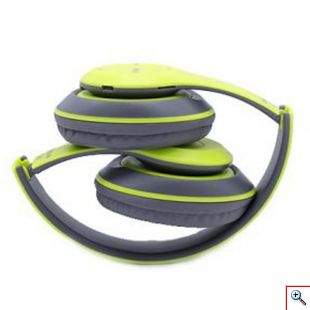 Ασύρματα & Ενσύρματα On-Ear Αναδιπλούμενα Ακουστικά Bluetooth, Aux, Handsfree - Wireless Headphones Πράσινο