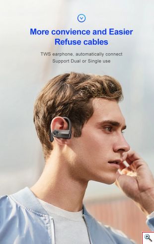 Ασύρματα Ακουστικά AWEI TWS Wireless Bluetooth Stereo Earbuds with Charging Box - Black