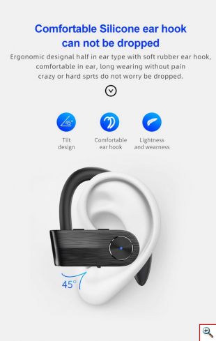 Ασύρματα Ακουστικά AWEI TWS Wireless Bluetooth Stereo Earbuds with Charging Box - Black
