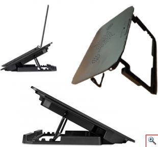 Πολυλειτουργική Βάση Φορητού Υπολογιστή με Ανεμιστήρα USB & LED Φωτισμό - Notebook Cooler SHAOYUNDIAN 