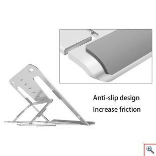 Μεταλλική Βάση Λάπτοπ - Stand Στήριξης Tablet & Φορητού Υπολογιστή με Θήκη Μεταφοράς - Metallic Cooling Pad for Laptop