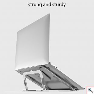 Μεταλλική Βάση Λάπτοπ - Stand Στήριξης Tablet & Φορητού Υπολογιστή με Θήκη Μεταφοράς - Metallic Cooling Pad for Laptop