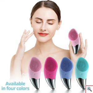 Βούρτσα Σιλικόνης με Επιδερμικούς Ηχητικούς Παλμούς για Άψογο Καθαρισμό & Μασαζ Προσώπου - Sonic Facial Brush 