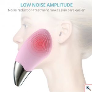 Βούρτσα Σιλικόνης με Επιδερμικούς Ηχητικούς Παλμούς για Άψογο Καθαρισμό & Μασαζ Προσώπου - Sonic Facial Brush 