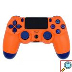Ασύρματο Χειριστήριο Doubleshock για PS4 Electric - Πορτοκαλί 