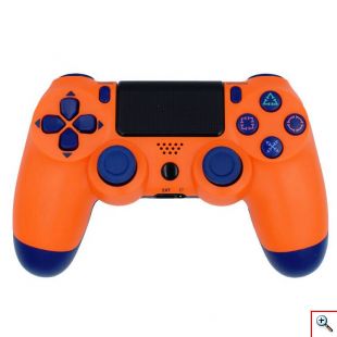 Ασύρματο Χειριστήριο Doubleshock για PS4 Electric - Πορτοκαλί 