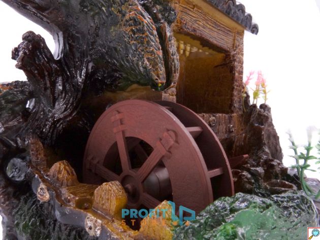 Διακοσμητικό Συντριβάνι Feng Shui Νερόμυλος & Κήπος με LED Πολύχρωμο Φωτισμό 25x17x16εκ ΦΕΝΓΚ ΣΟΥΙ