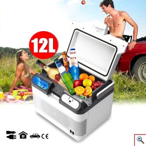Mini Φορητό Ηλεκτρικό Ψυγείο 10 Λίτρων Ρεύματος Μπαταρίας 12V + 220V για το Σπίτι ή το Αυτοκίνητο