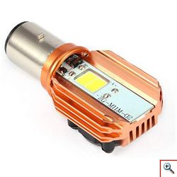 Compact Λαμπτήρας - Λάμπα Μοτοσυκλέτας H6 1800LM LED 6500K 35W & Ενσωματωμένο Ανεμιστήρα