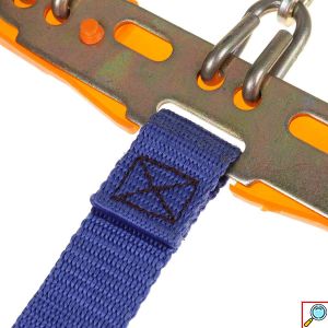 8 Heavy Duty Αντιολισθητικές Αλυσίδες Χιονιού Σκάλα - που Μπαίνουν Εύκολα - Αυτοκινήτου με Ρυθμιζόμενους Ιμάντες 100mm - 280 mm Μεταλλικές