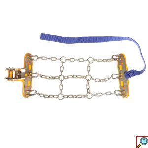 8 Heavy Duty Αντιολισθητικές Αλυσίδες Χιονιού Σκάλα - που Μπαίνουν Εύκολα - Αυτοκινήτου με Ρυθμιζόμενους Ιμάντες 100mm - 280 mm Μεταλλικές