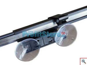 Universal Συρόμενο Σκίαστρο που Κόβεται - Ηλιακή Προστασία Παρμπρίζ Αυτοκινήτου (Κουρτίνα) 145cm