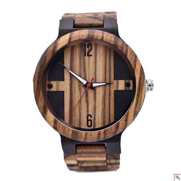 Ξύλινο Ψηφιακό Ανδρικό Ρολόι - Wooden Man Watch