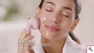 Βούρτσα Σιλικόνης με Επιδερμικούς Ηχητικούς Παλμούς για Βαθύ Καθαρισμό & Μασαζ Προσώπου USB - Facial Cleanser & Massager 