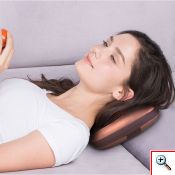 Ηλεκτρικό Θερμαινόμενο Μαξιλάρι Μασάζ Shiatsu Αυχένα για Σπίτι & Αυτοκίνητο