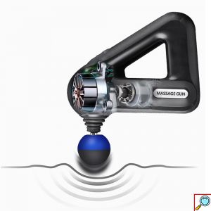 Συσκευή Μασάζ & Αποθεραπείας Δονήσεων για Βαθύ Αθλητικό Μασάζ, Ανάκαμψης & Αποκατάστασης Μυών Επαναφορτιζόμενη - Massage Gun