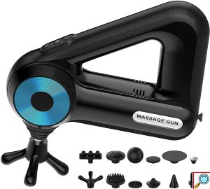 Συσκευή Μασάζ & Αποθεραπείας Δονήσεων για Βαθύ Αθλητικό Μασάζ, Ανάκαμψης & Αποκατάστασης Μυών Επαναφορτιζόμενη - Massage Gun