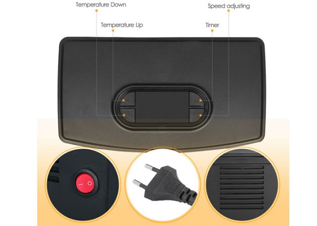 Νέα Μίνι Σόμπα Πρίζας - Ηλεκτρικό Τζάκι Υψηλής Απόδοσης 1000Watt Flame Heater