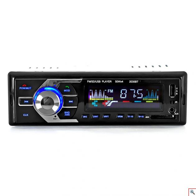 Ασύρματο Radio Mp3 Player Handsfree Αυτοκινήτου με Bluetooth USB/SD/FM, AUX Input, Τηλεχειριστήριο & Μικρόφωνο