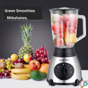 Sokany® Ηλεκτρικό Μπλέντερ 450W 1.5L - Inox Blender