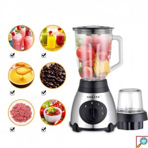 Sokany® Ηλεκτρικό Μπλέντερ 450W 1.5L - Inox Blender