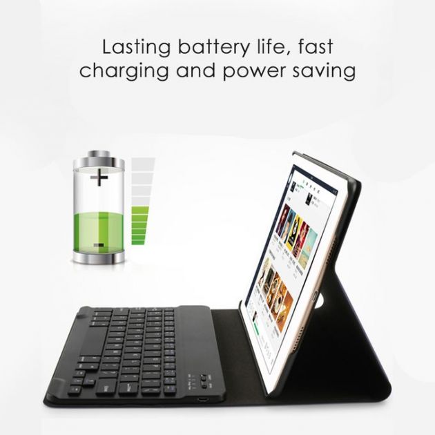 Βάση για Τάμπλετ με Ασύρματο Πληκτρολόγιο Bluetooth - Smart Wireless Keyboard Case for iPad