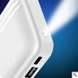 Power Bank 10000mAh - Μπαταρία για Κινητά, Κάμερες και Tablet 2 USB με Τριπλό Καλώδιο - Power Pro Ροζ