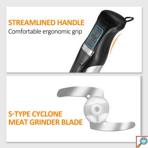 Sokany® Ραβδομπλέντερ με Ανοξείδωτη Ράβδο 1000W Μαύρο