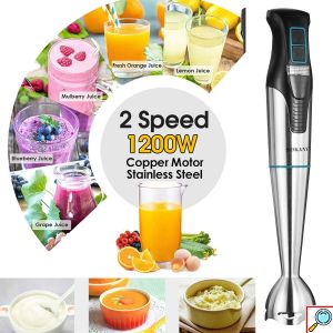 Sokany® Ραβδομπλέντερ με Ανοξείδωτη Ράβδο 1000W Μαύρο