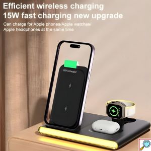 4 σε 1 Ασύρματος Μαγνητικός Φορτιστής 30W & Θύρα PD - Andowl