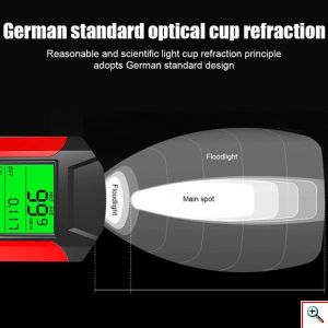 4 σε 1 Ταχύμετρο, Φακός LED 300Lm, Αποσπώμενη Κόρνα Ποδηλάτου & Συναγερμός 130dB με Οθόνη LCD, Αδιάβροχο με 5 Ρυθμίσεις Φωτισμού, Fog Lights - Μπλε OEM