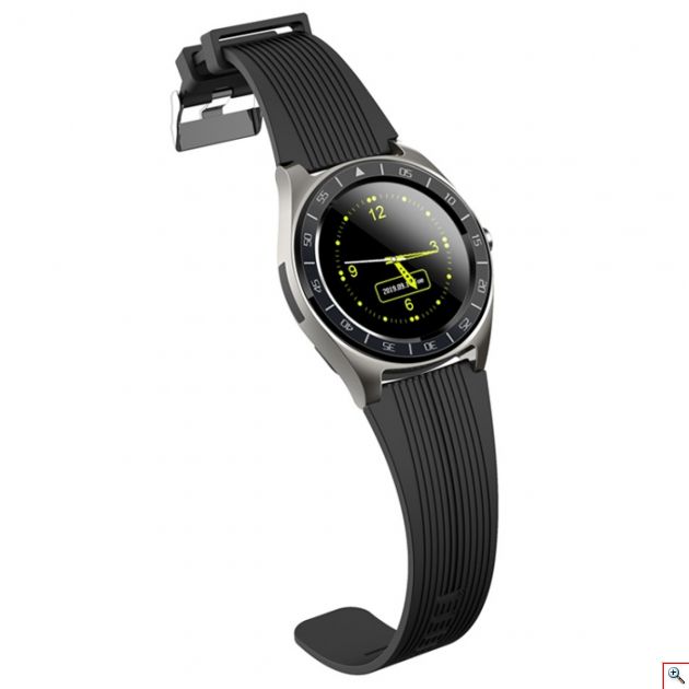 Smartwatch V5 Μαύρο με Κάρτα SIM, Οθόνη Αφής, Bluetooth, θύρα USB, Λειτουργία Άθλησης & Μέτρηση Kαρδιακού Ρυθμού