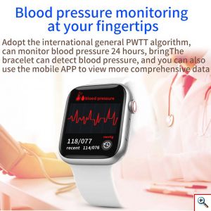 Bluetooth Smart Watch - Αδιάβροχο Ρολόι με Οθόνη Αφής, Οξύμετρο, Βηματομετρητή, Θερμιδομετρητή, Πιεσόμετρο, Παρακολούθηση Ύπνου - LD6