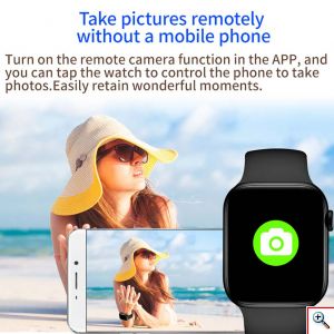 Bluetooth Smart Watch - Αδιάβροχο Ρολόι με Οθόνη Αφής, Οξύμετρο, Βηματομετρητή, Θερμιδομετρητή, Πιεσόμετρο, Παρακολούθηση Ύπνου - LD6