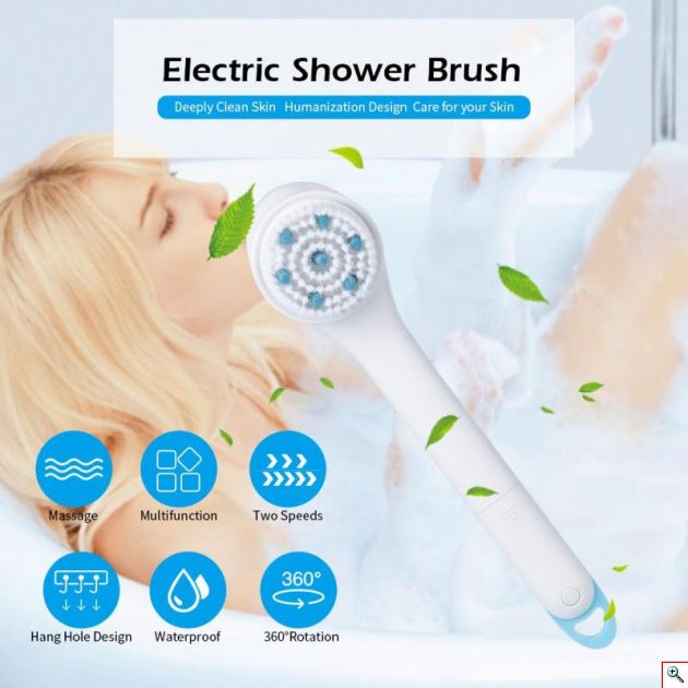 Περιστρεφόμενη Βούρτσα Σώματος 5 σε 1 με 5x Εξαρτήματα Spa