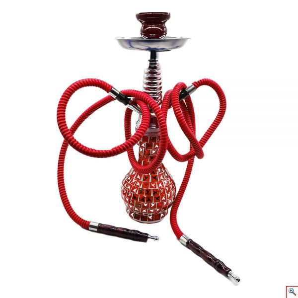 Ναργιλές 38εκ με 2 Σωλήνες - Shisha Hookah Mosaic