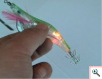 Καλαμαριέρα σε Σχήμα Μεγάλης Γαρίδας με Led Sheng OEM