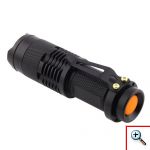 Super Mini Φακός 200 Lumens Υψηλής Φωτεινότητας CREE LED Q5 - Zoomable