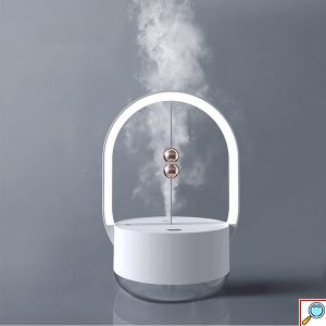 Ομιχλώδης Υγραντήρας Αρωματοθεραπείας με Φως Led 350ml 22×11.5x13cm ForHome