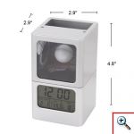 Εντυπωσιακό Φωτιζόμενο Ρολόϊ - Ημερολόγιο - Ξυπνητήρι - Θερμόμετρο